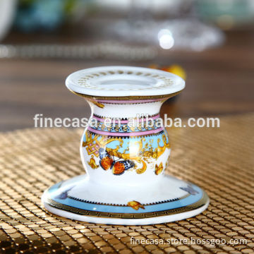 Luxury Fine New Bone China Gold Candle Holder of Song of Joy